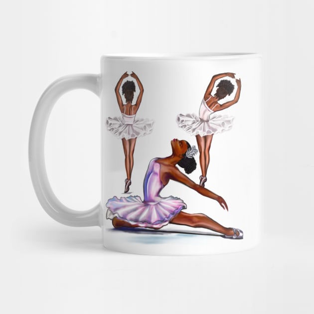 African American  ballerina -#010 brown skin ballerinas. Top 100 best ballet gifts by Artonmytee
